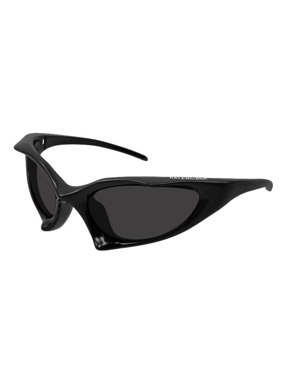 New Balenciaga Unisex Sunglasses Black Square Grey Lens Injected Frame BB0352S